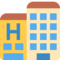 Hotel emoji on Twitter
